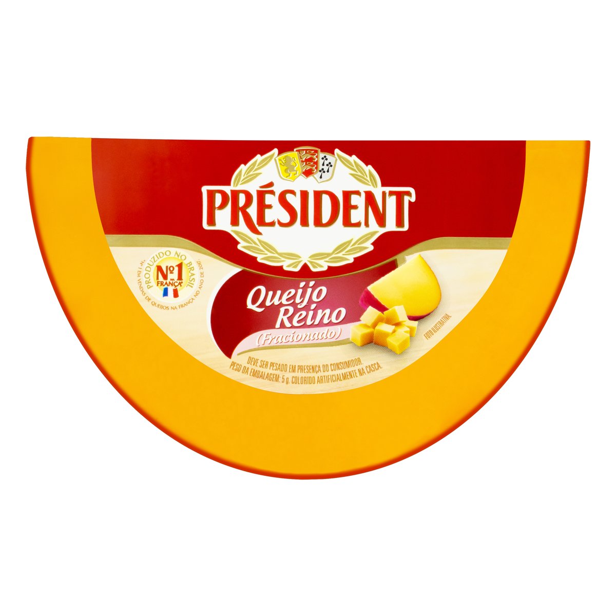 Queijo Reino Fracionado President 250 g