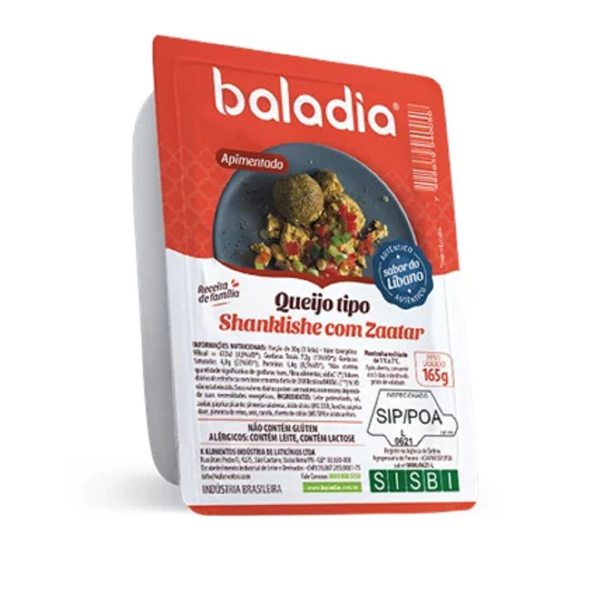 Queijo Shanklish Fatiado Baladia 165 g