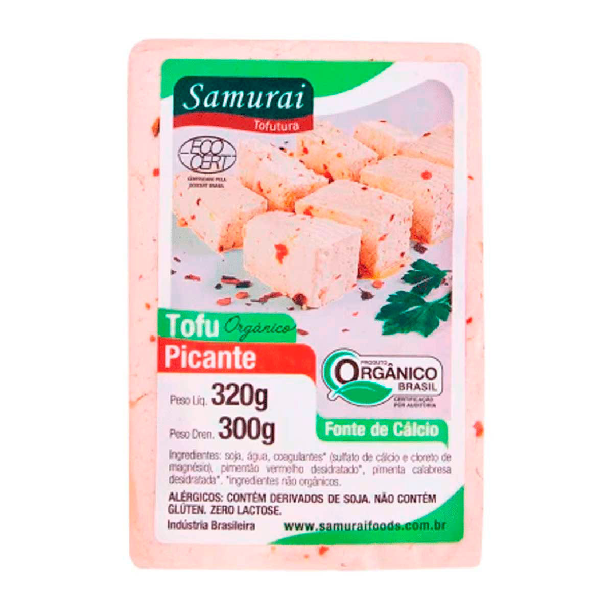 Queijo Tofu sem Lactose Samurai Picante 320 g