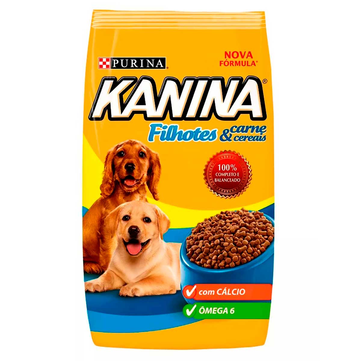 Ração para Cães Filhotes Kanina purina Sabor Carne e Cereais 15Kg