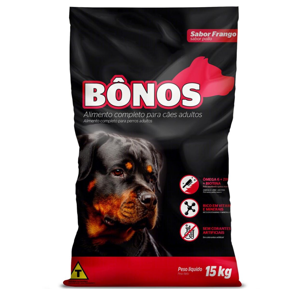 Ração para Cães Bônos Adulto Frango 15 Kg