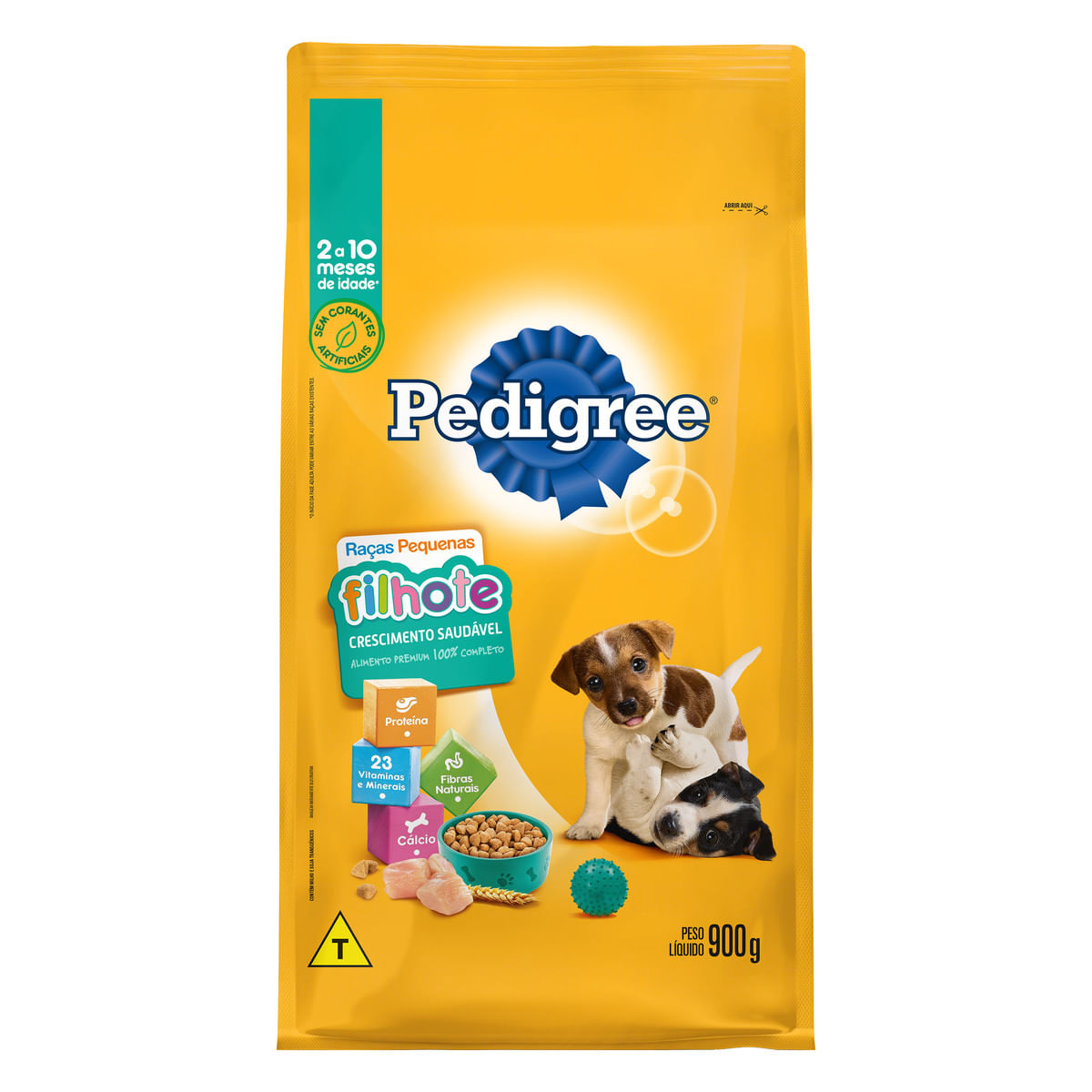 Ração Pedigree para Cães Filhotes Raças Pequenas 900 g