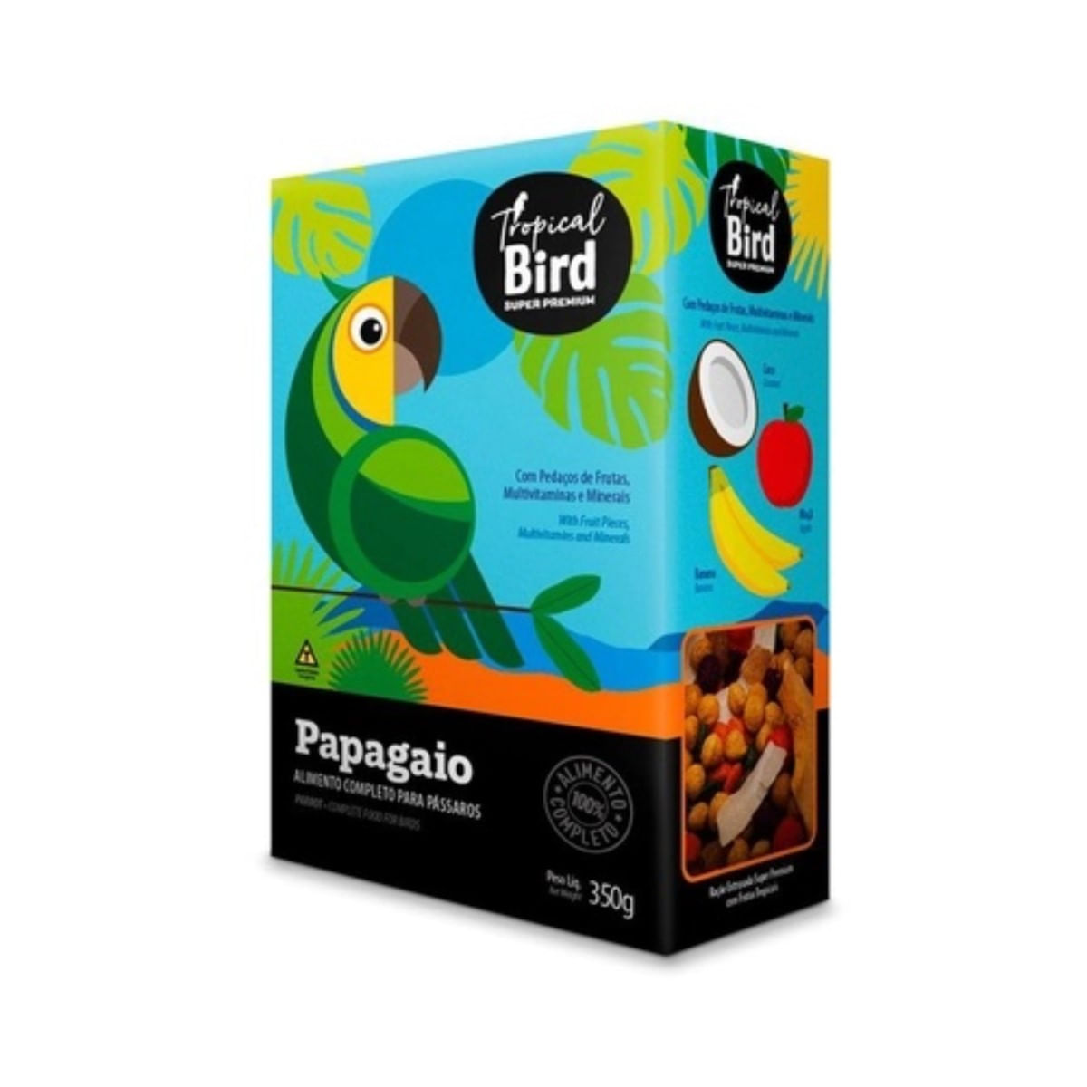 Ração Tropical Bird Super Premium para Papagaio Zootekna 350 g