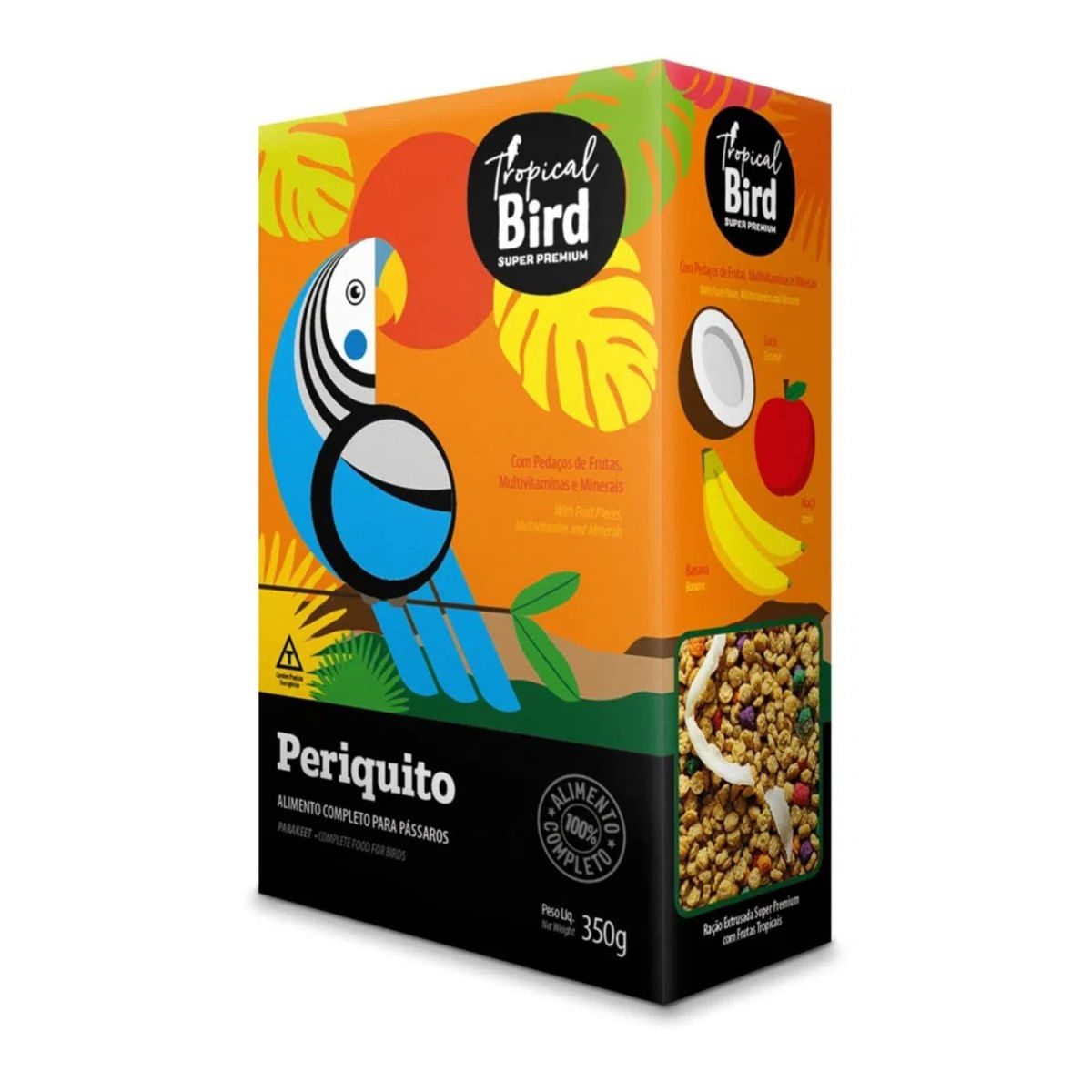 Ração Tropical Bird Super Premium para Periquito Zootekna 350 g