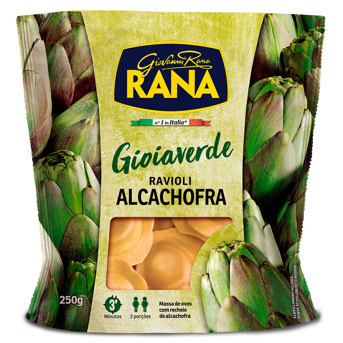 Ravioli Alcachofra Rana 250 g