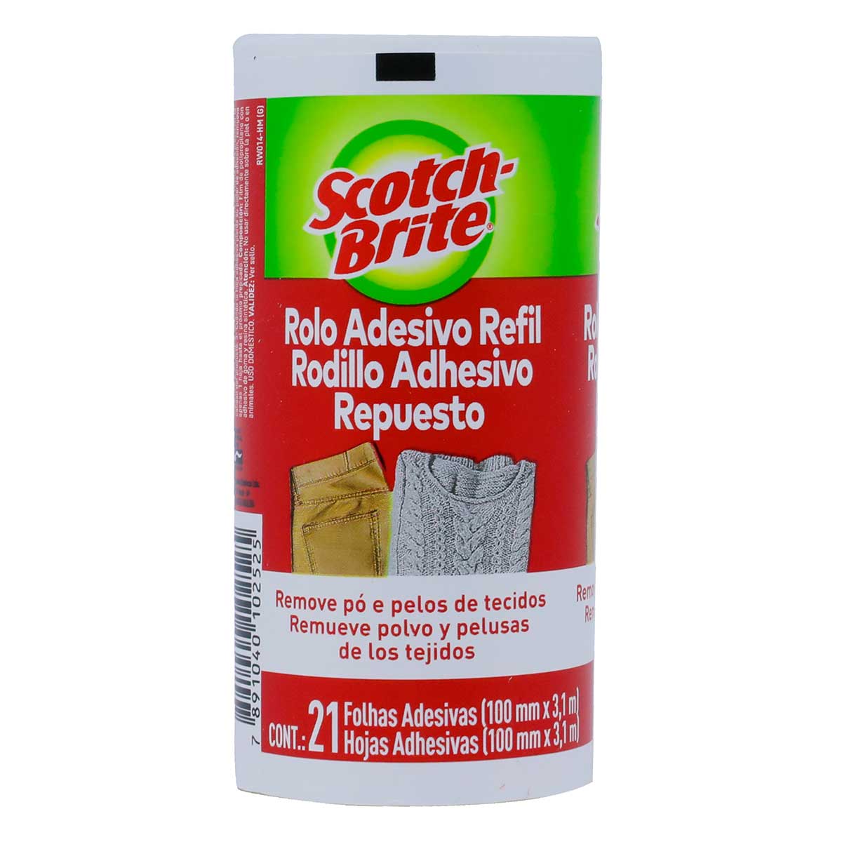 Refil para Rolo Adesivo Scotch-Brite com 21 Folhas