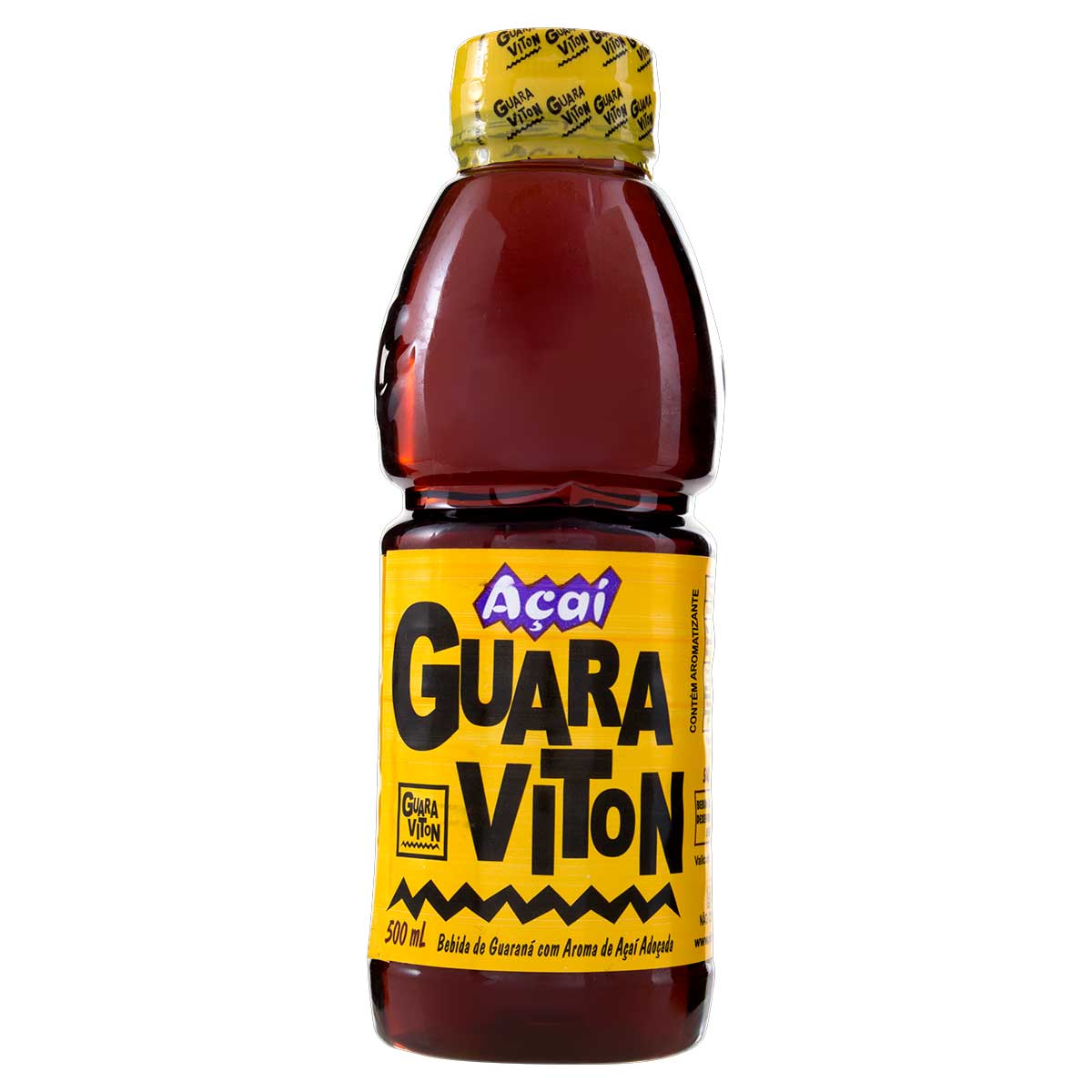 Bebida de Guaraná com Aroma de Açaí Adoçada Guaraviton 500ml