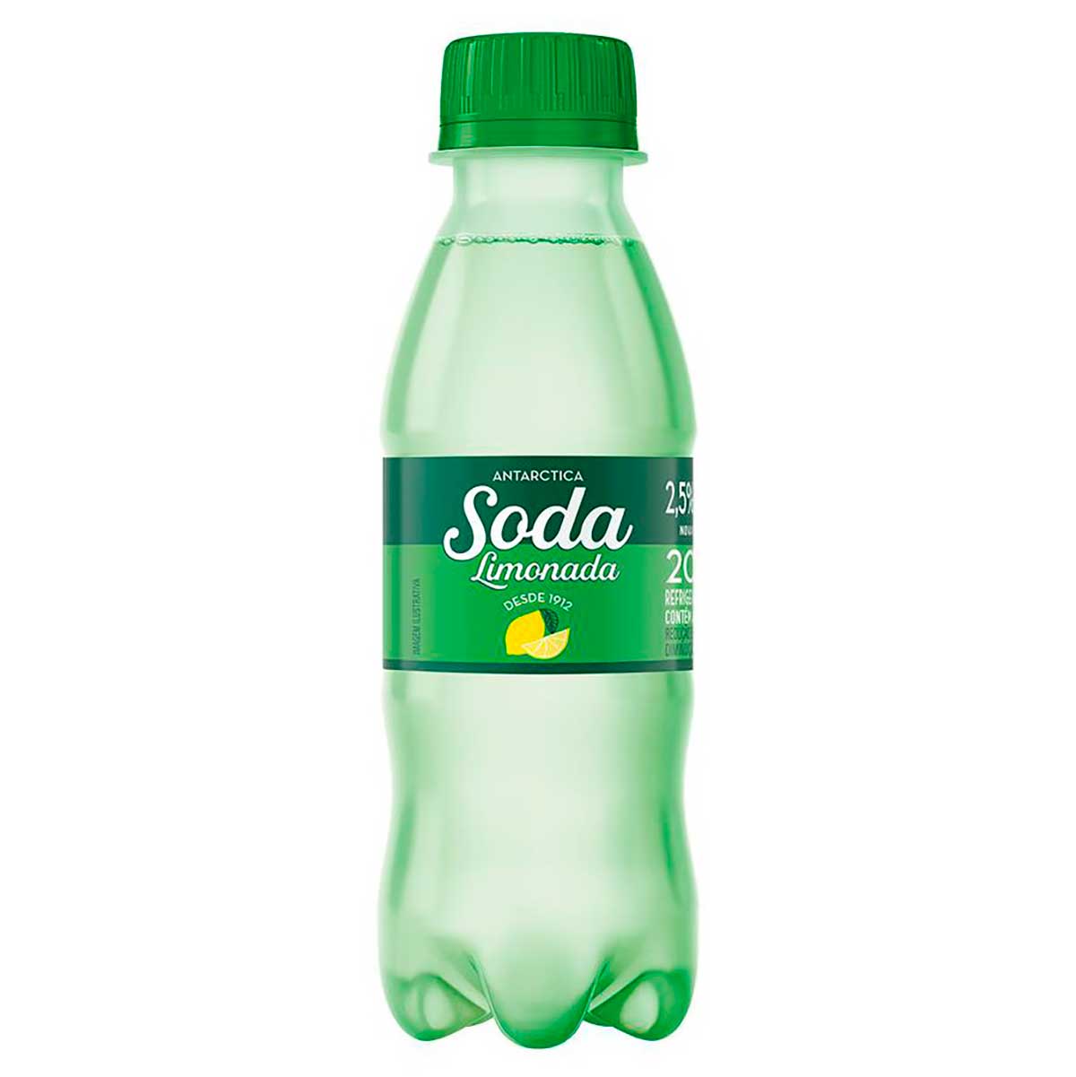 Refrigerante Limonada Soda Antarctica Garrafa 200 ml