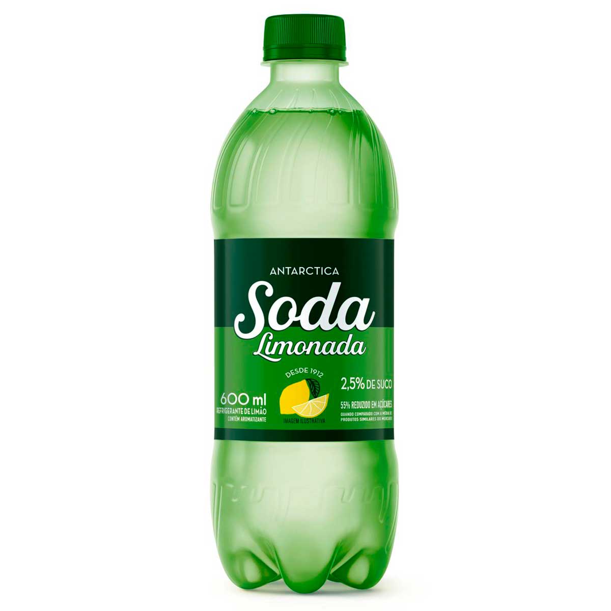 Refrigerante Soda Limonada Antarctica Garrafa 600ML