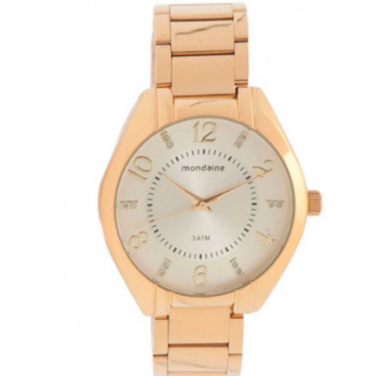 Relógio Mondaine Steel Feminino Dourado 76505LPMVDE1