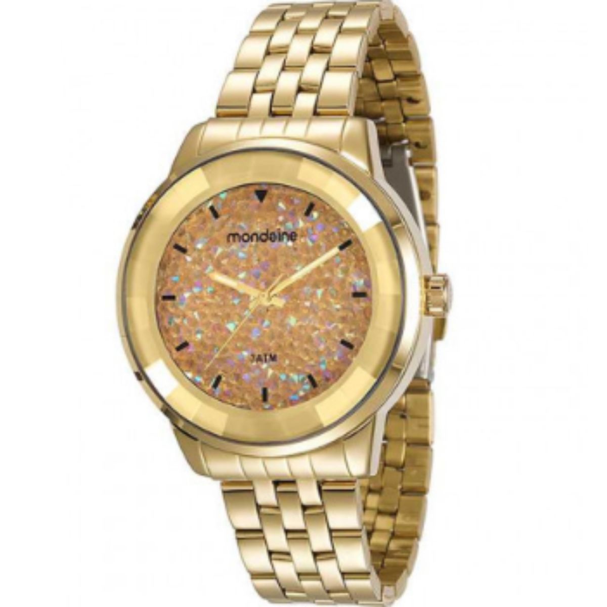 Relógio Mondaine Steel Feminino Dourado  94713LPMVDE6