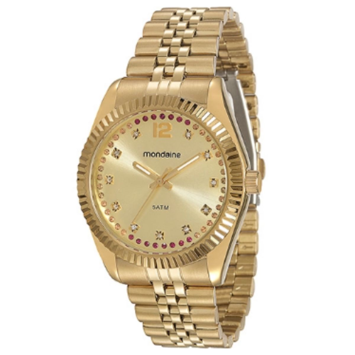 Relógio Mondaine Casual Feminino Dourado 94789LPMVDS2