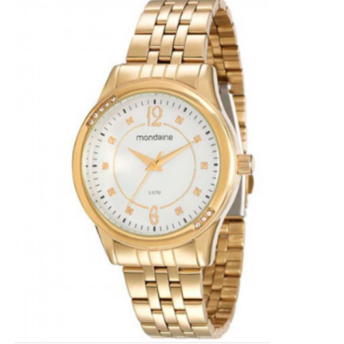 Relógio Mondaine Steel Feminino Dourado 94806LPMVDE1