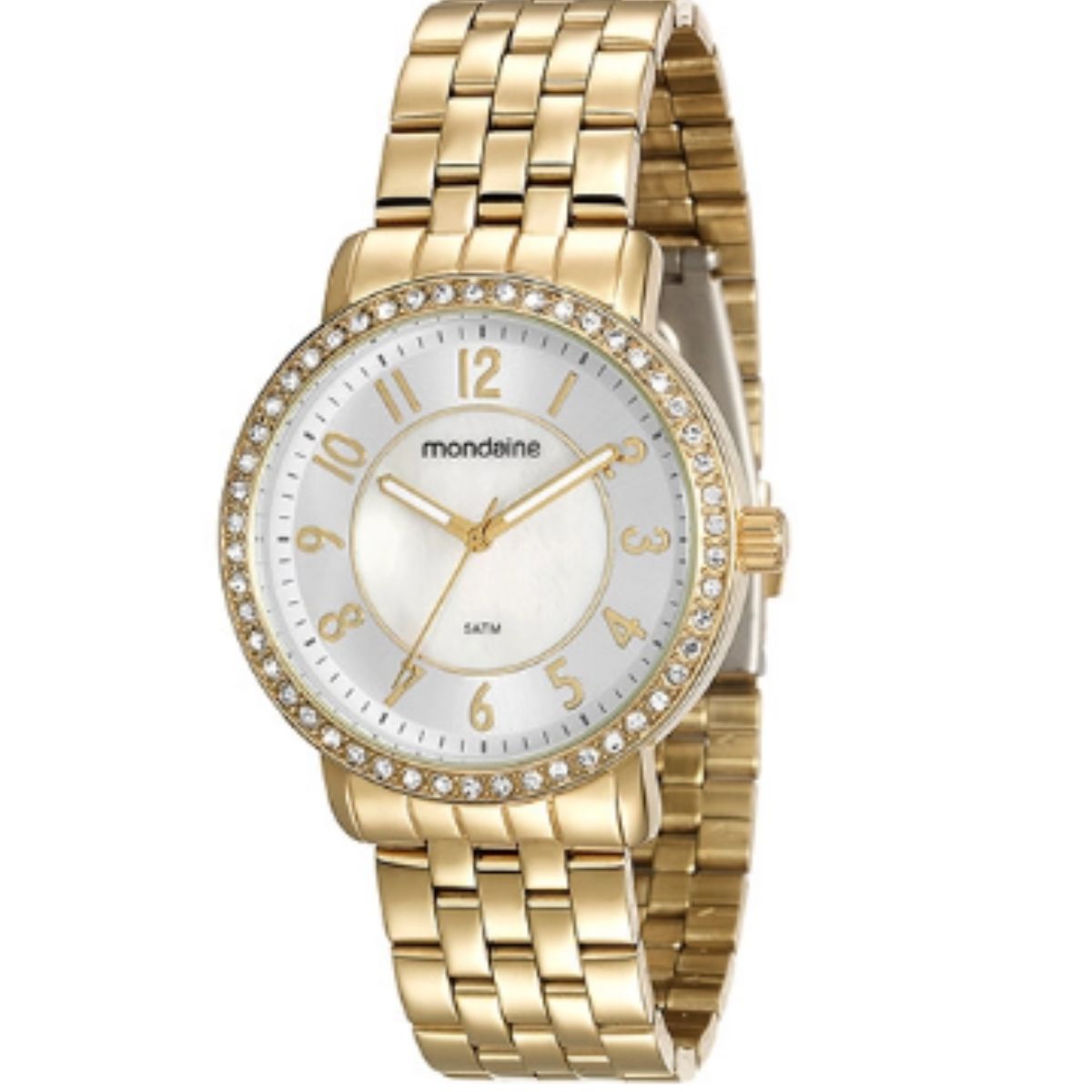 Relógio Mondaine Casual Feminino Dourado 94808LPMVDE1