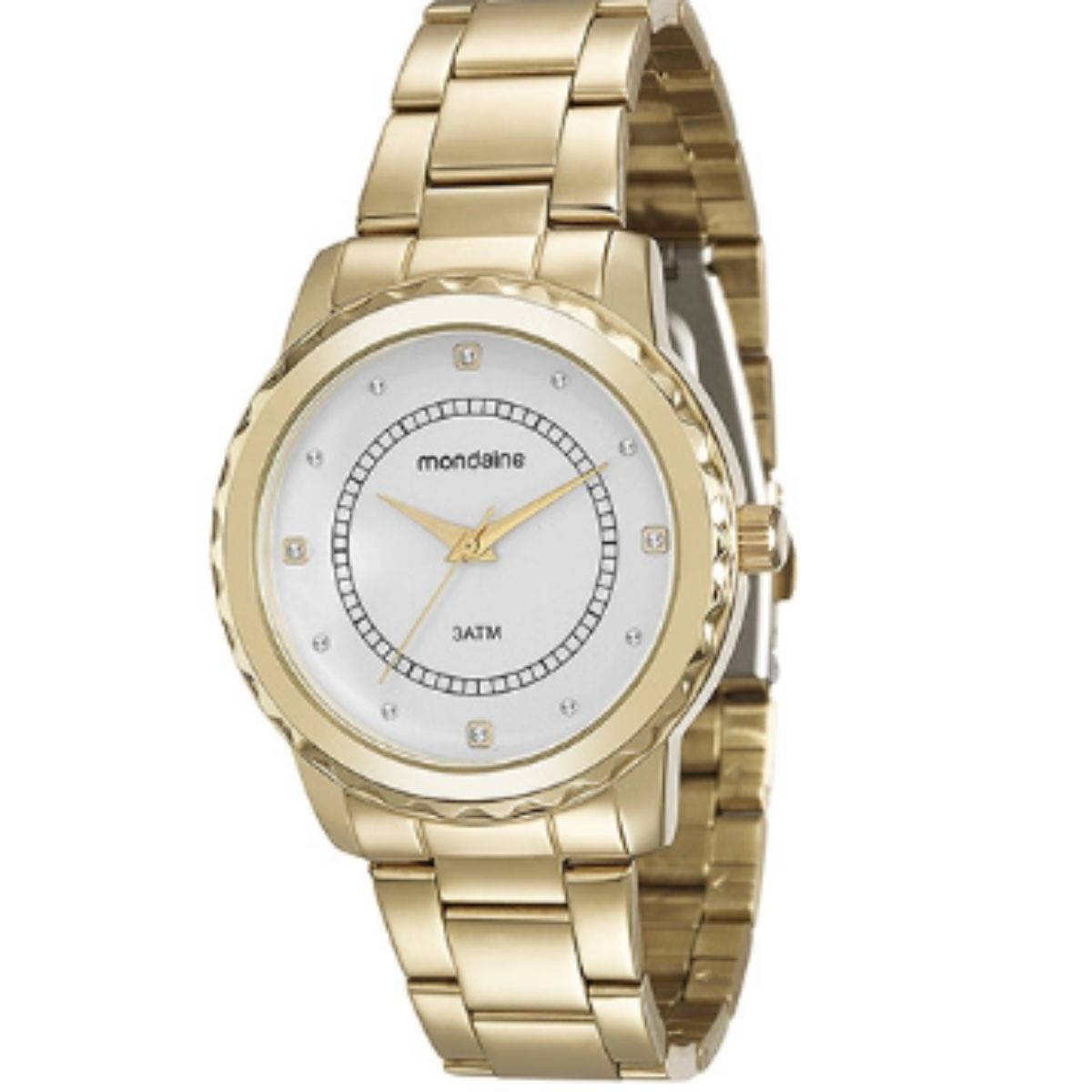 Relógio Mondaine Feminino Dourado 94842LPMVDE1