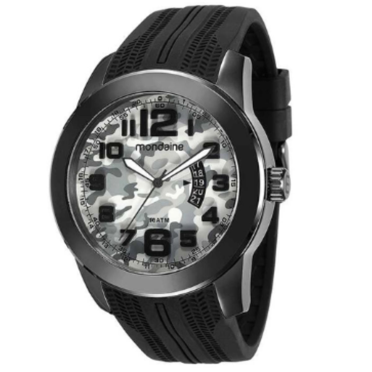 Relógio Mondaine Steel Masculino Preto 78626GPMVSU2