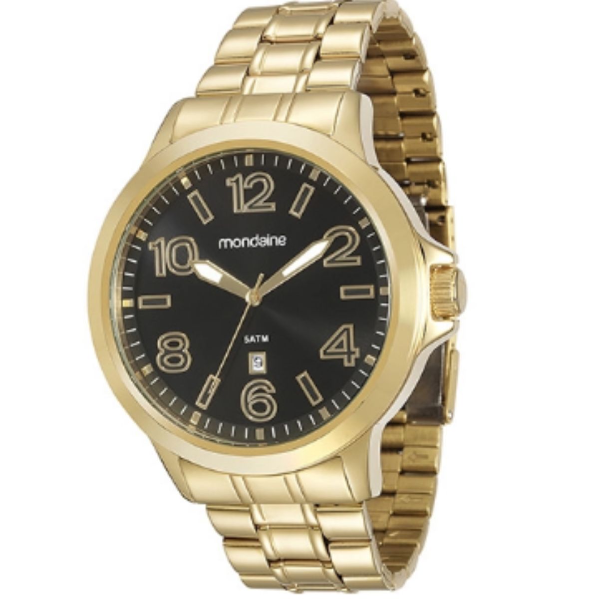 Relógio Mondaine  Masculino Dourado 78644GPMVDA1