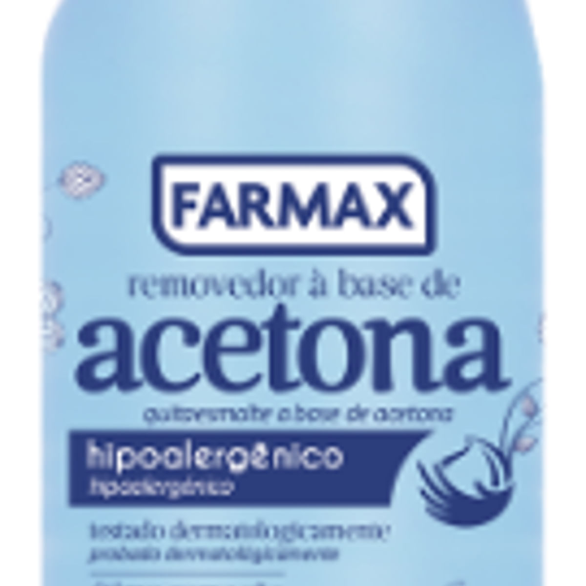 Removedor de Esmalte a Base de Acetona Farmax 500 Ml