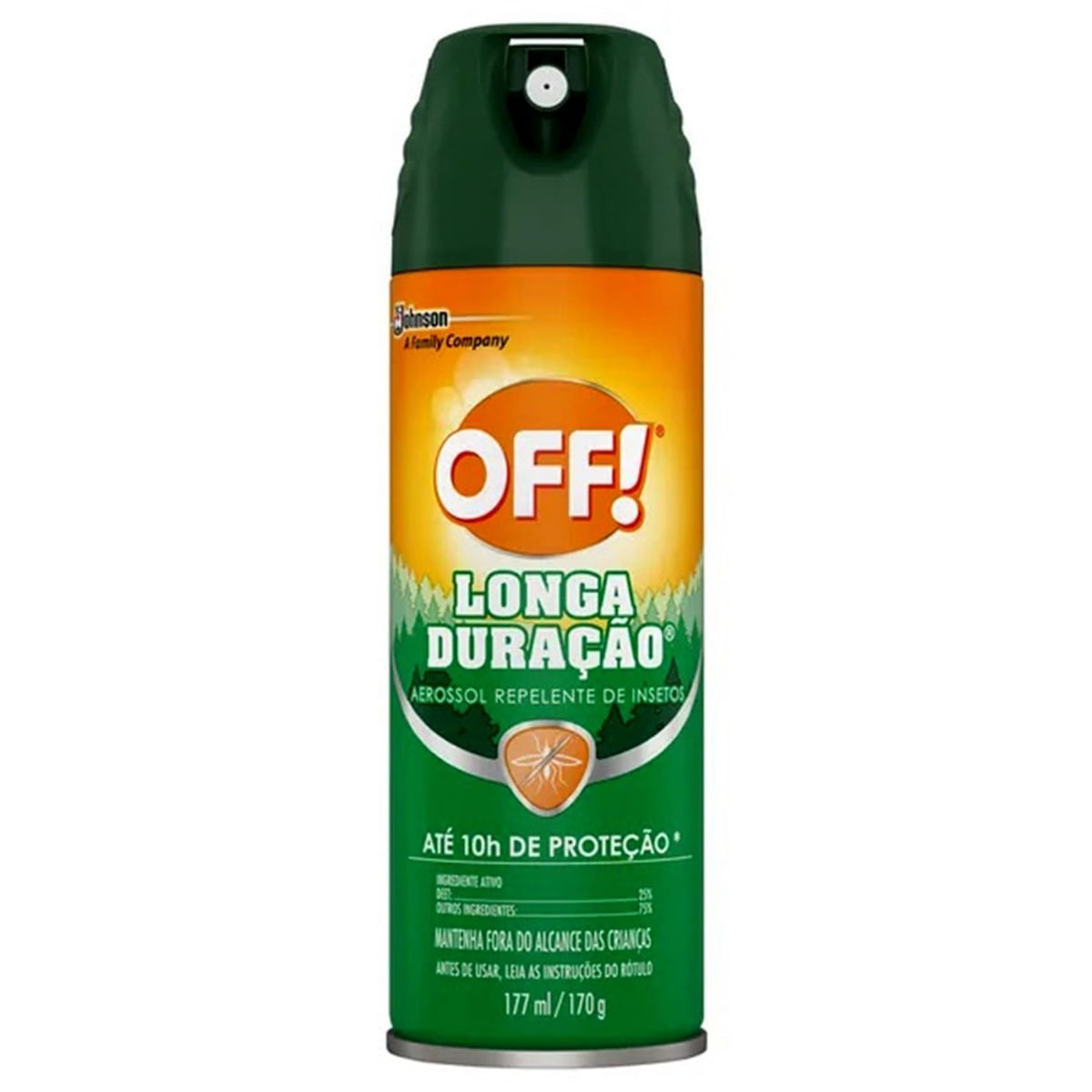 Repelente Aerosol Longa Duração Off! Wet 177 Ml