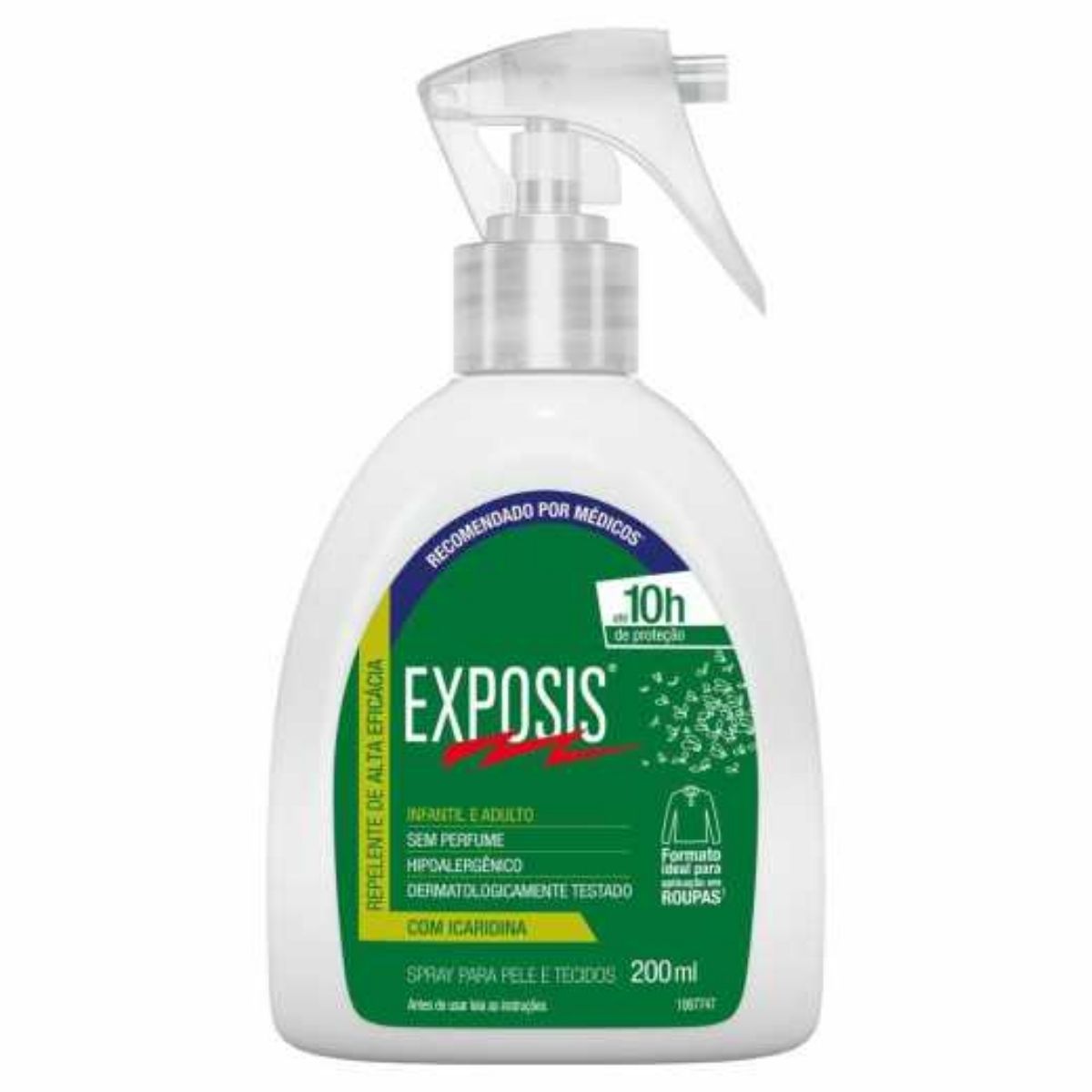 Repelente Exposis Extreme para Roupa Até 10 Horas de Proteção em Spray Garrafa 200 ml