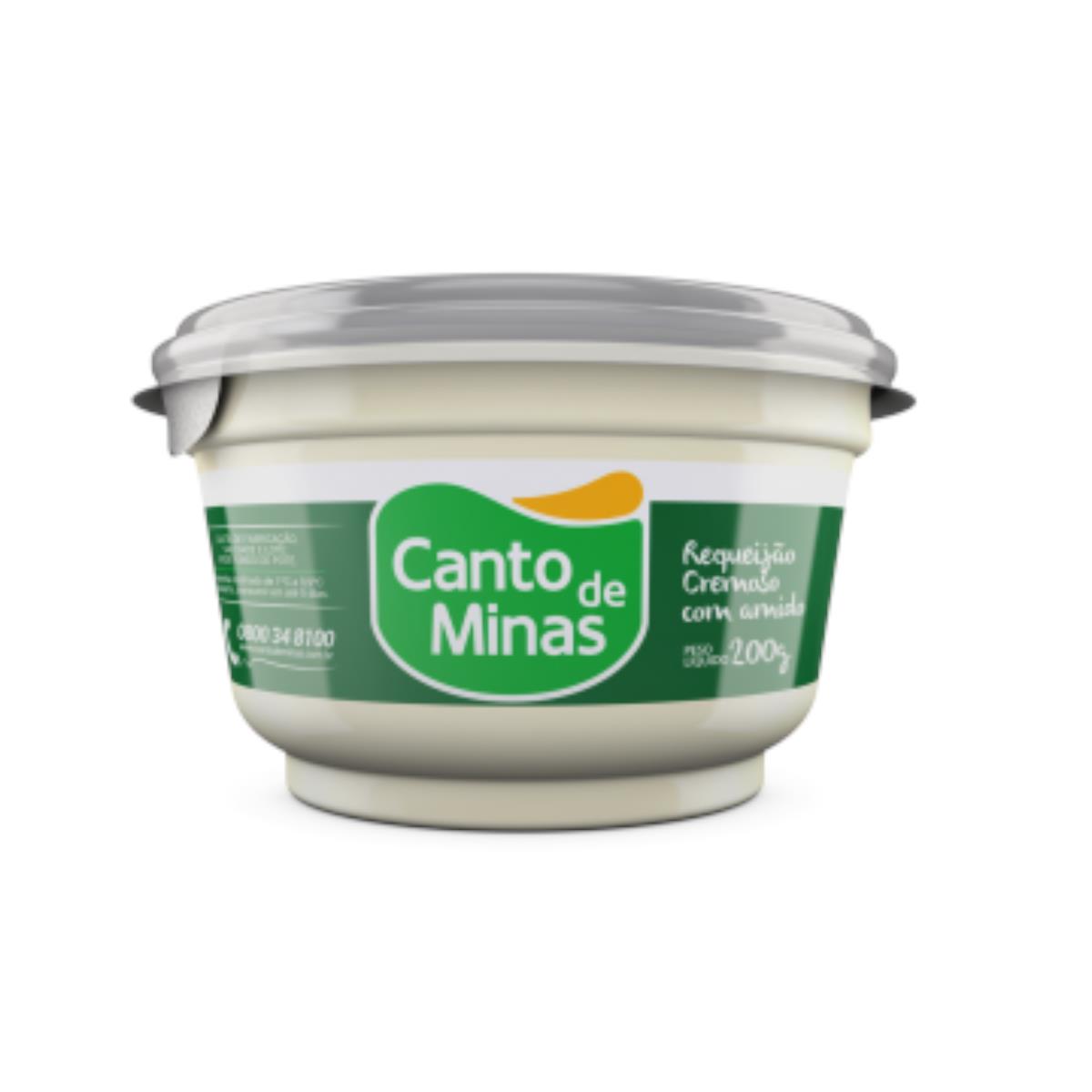 Requeijão Cremoso Canto de Minas Tradicional Pote 200 g