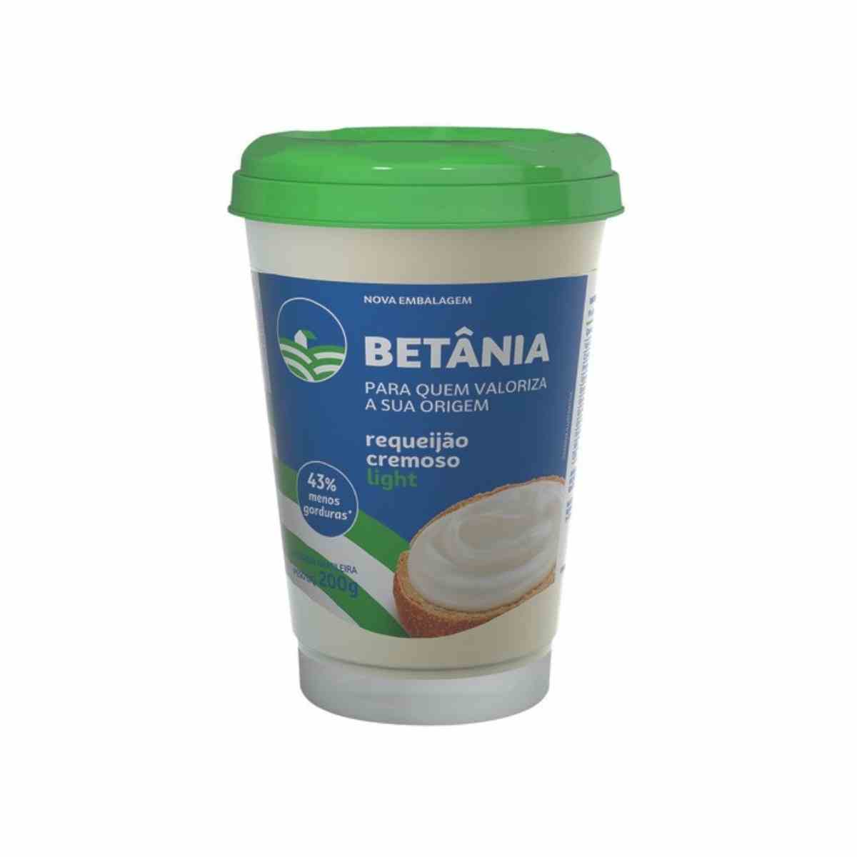 Requeijão Cremoso Betânia Light 200 g