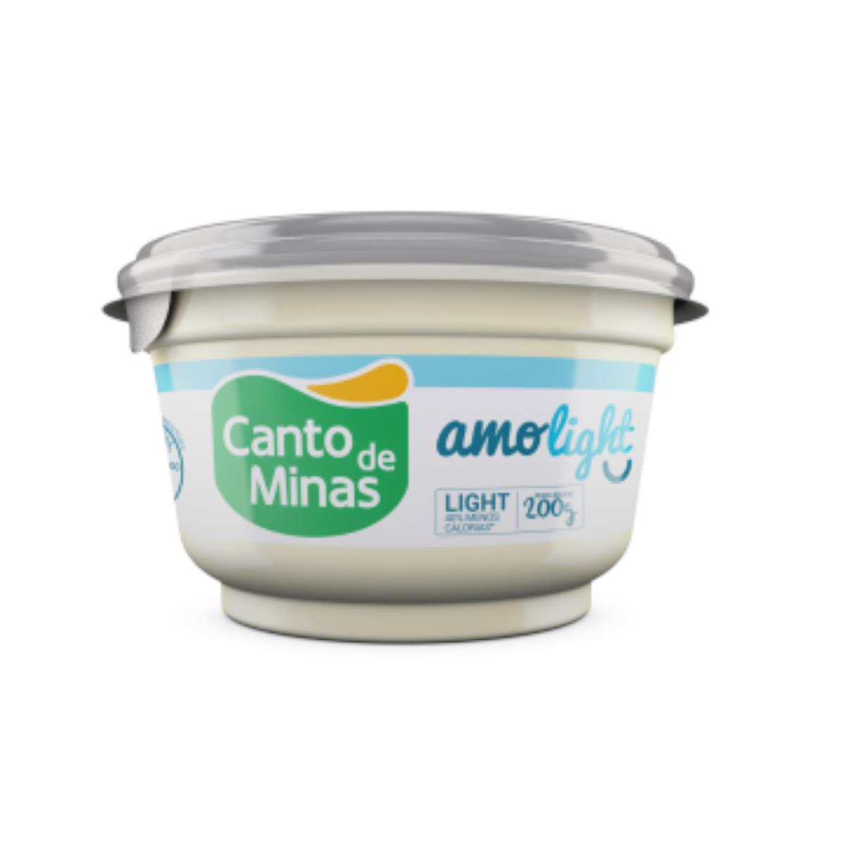 Requeijão Cremoso Ligh Canto Minas 200 g