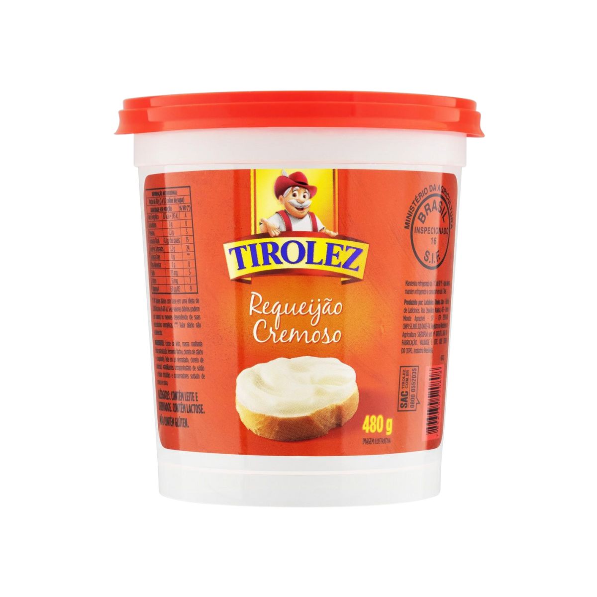 Requeijão Cremoso Tirolez 480 g