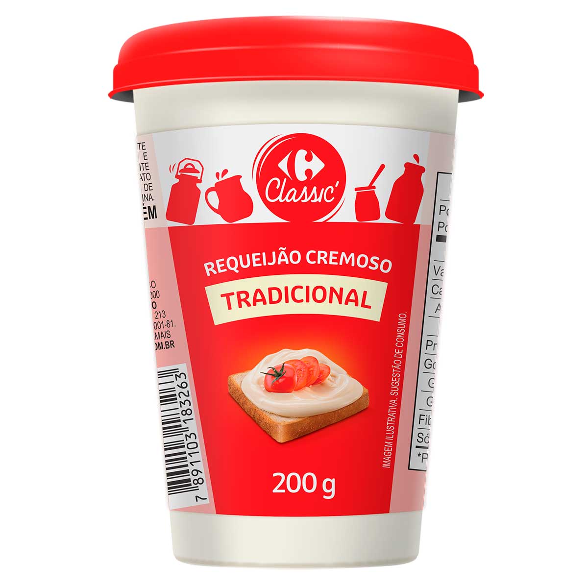 Requeijão Cremoso Carrefour 200g