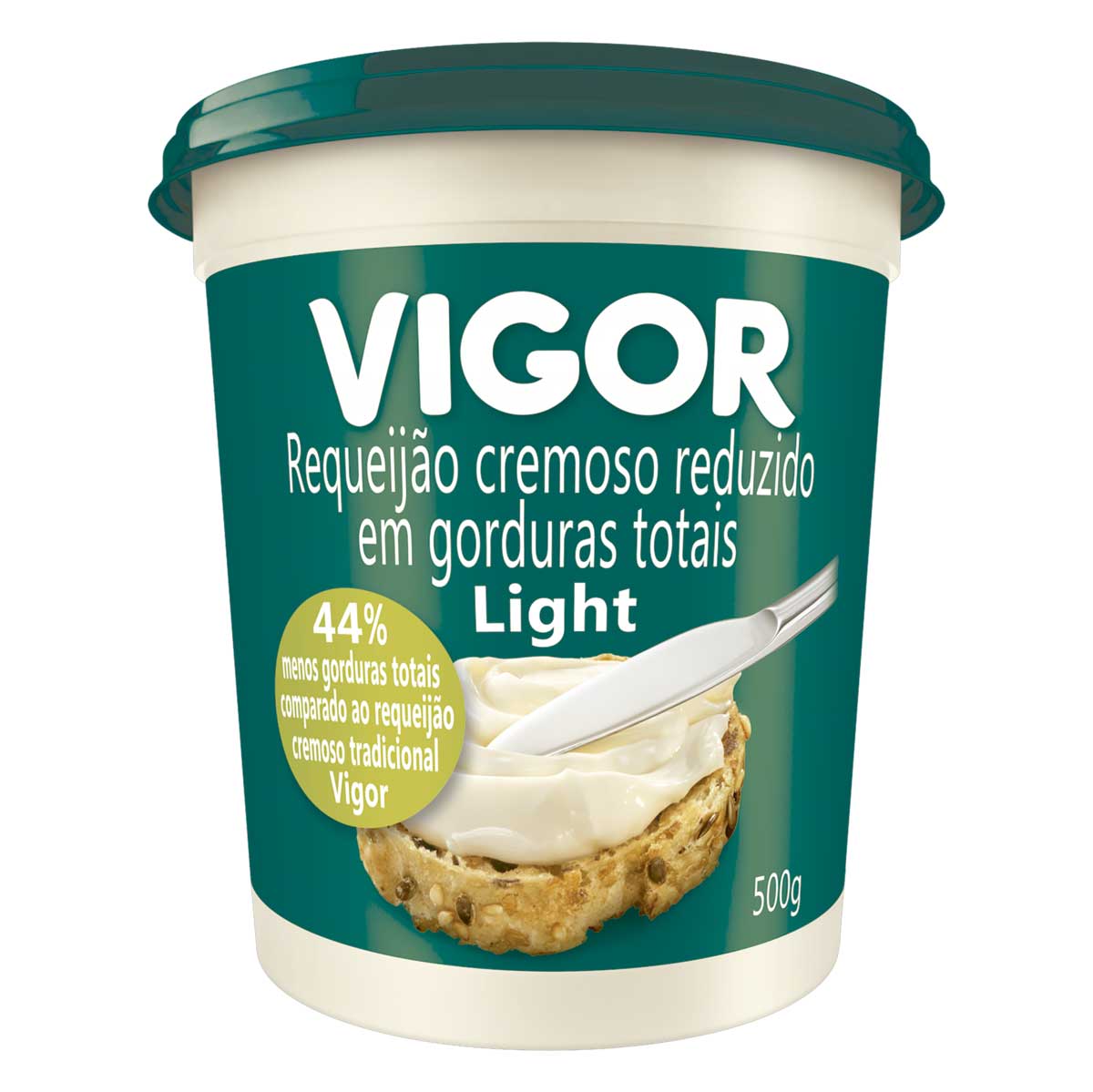 Requeijão Cremoso Light Vigor Pote 500g