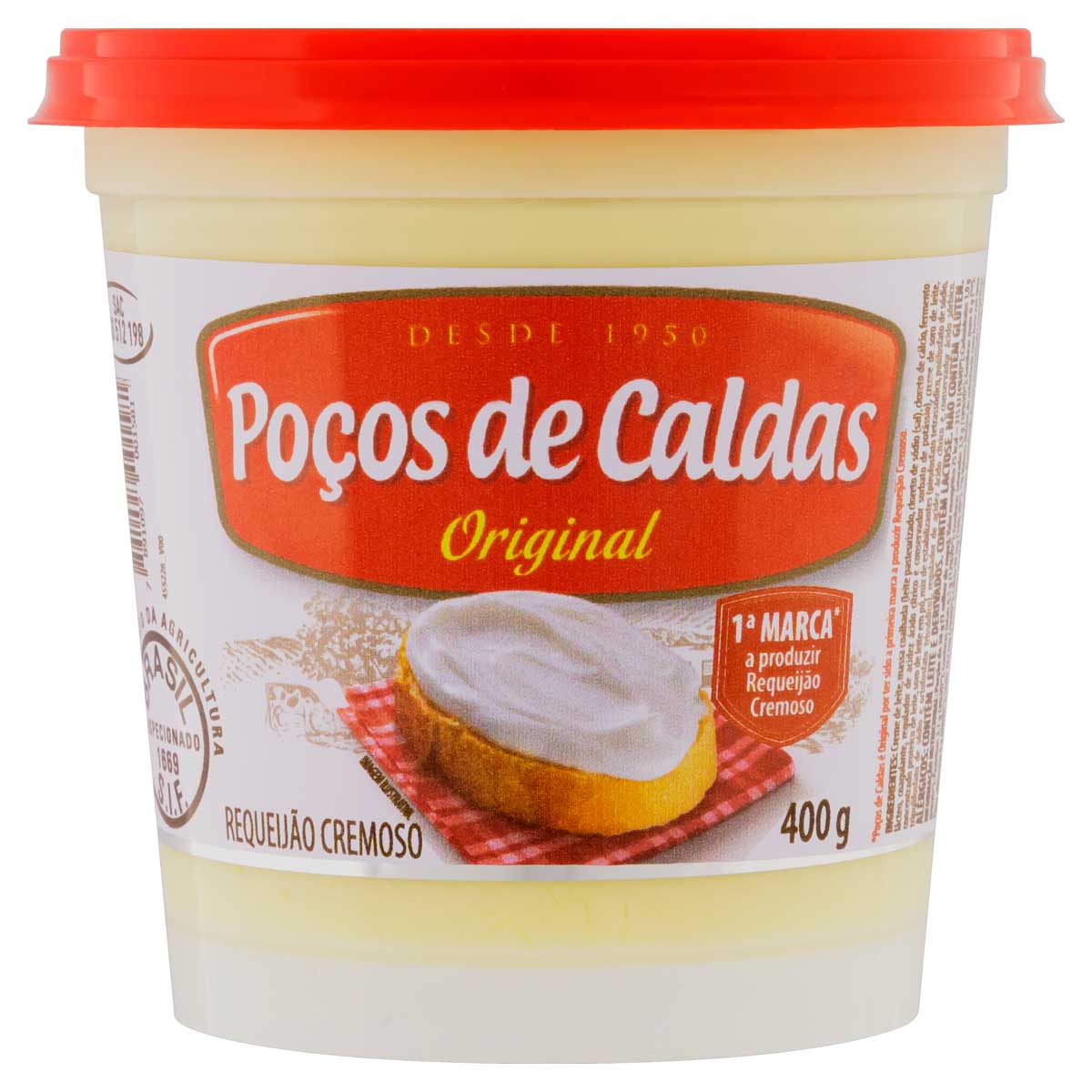 Requeijao Cremoso Poços de Caldas 400 g