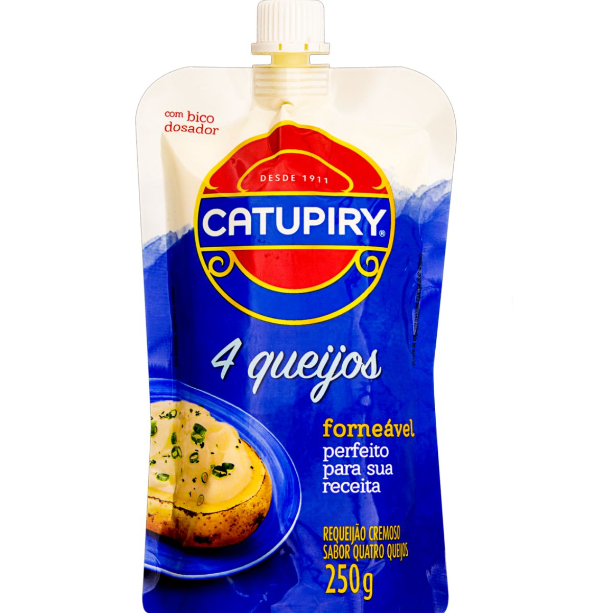 Requeijão Culinário Sache 4 Queijos Catupiry 250 g