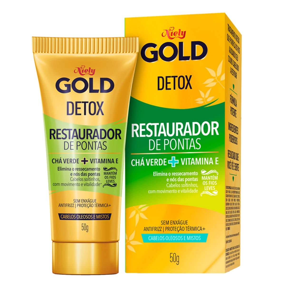 Restaurador de Pontas Niely Gold Mantém os Fios Leves 50 g