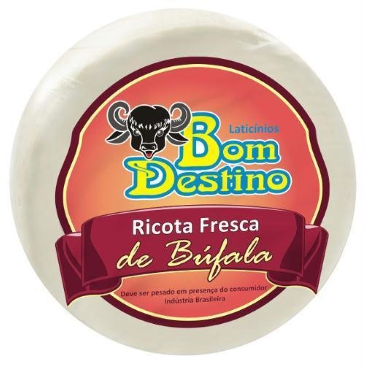 Ricota Fresca de Búfala Bom Destino Aproximadamente 500 g