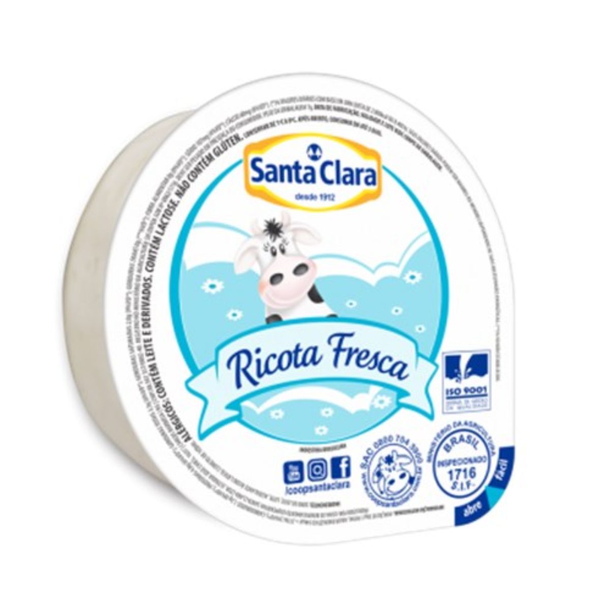 Ricota Fresca Santa Clara Aprox. 400 g