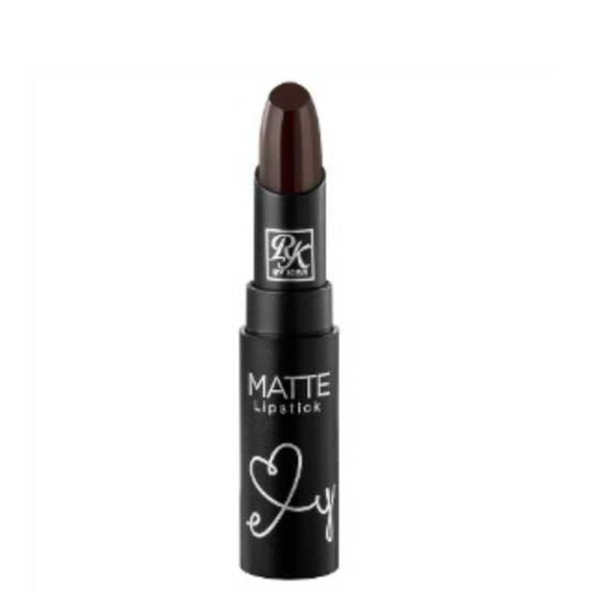 Kiss Batom Matte Dark Plum Scene Marrom Escuro com 1 Unidade