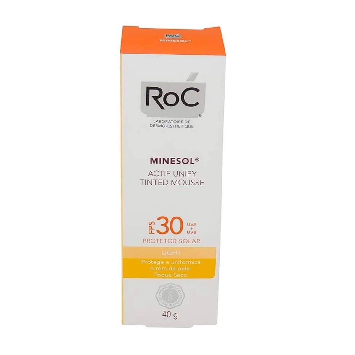 Minesol Actif Tinted Mousse Ligth Roc FPS 30 com 40 g