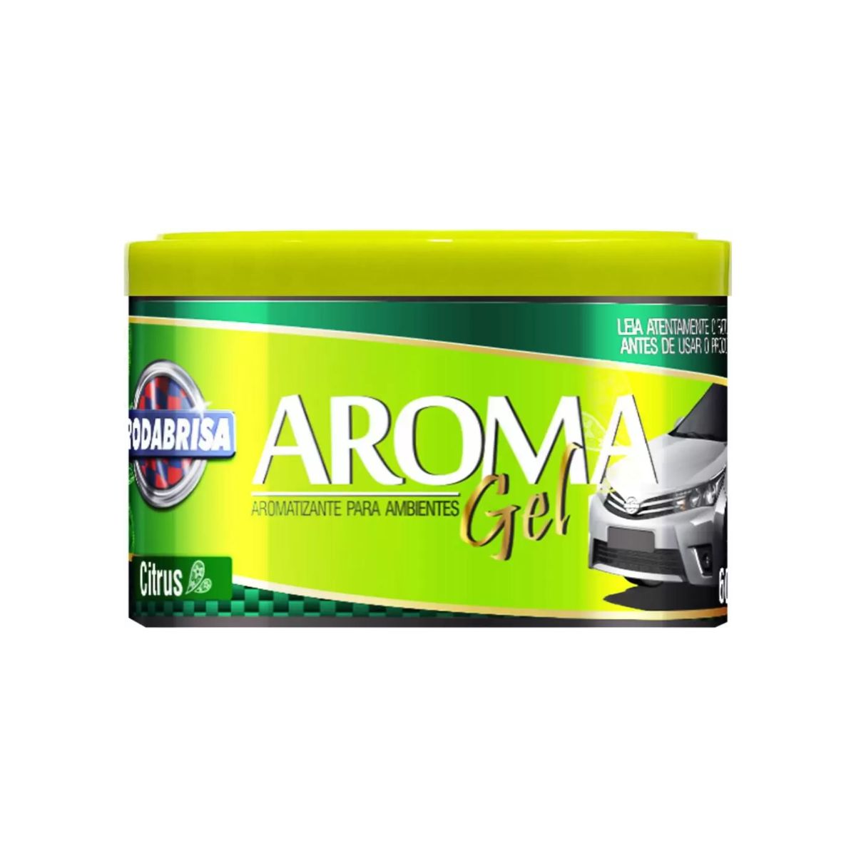 Odorizador Aroma Rodabrisa Gel Citrus Rodabrill 60 g