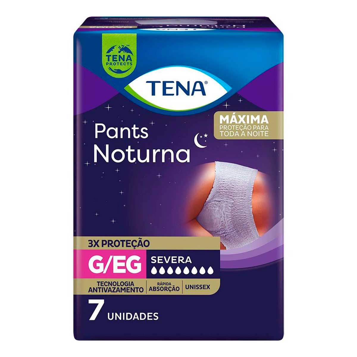 Roupa Íntima Noturna G/EG Tena Pants 7 Unidades