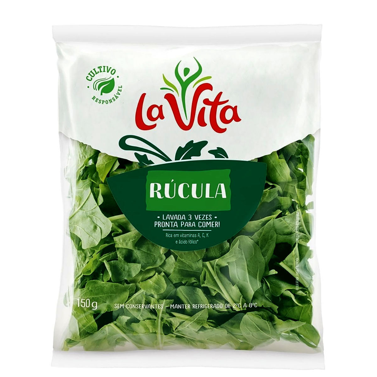 Rúcula Fatiada La Vita Higienizada 150 g