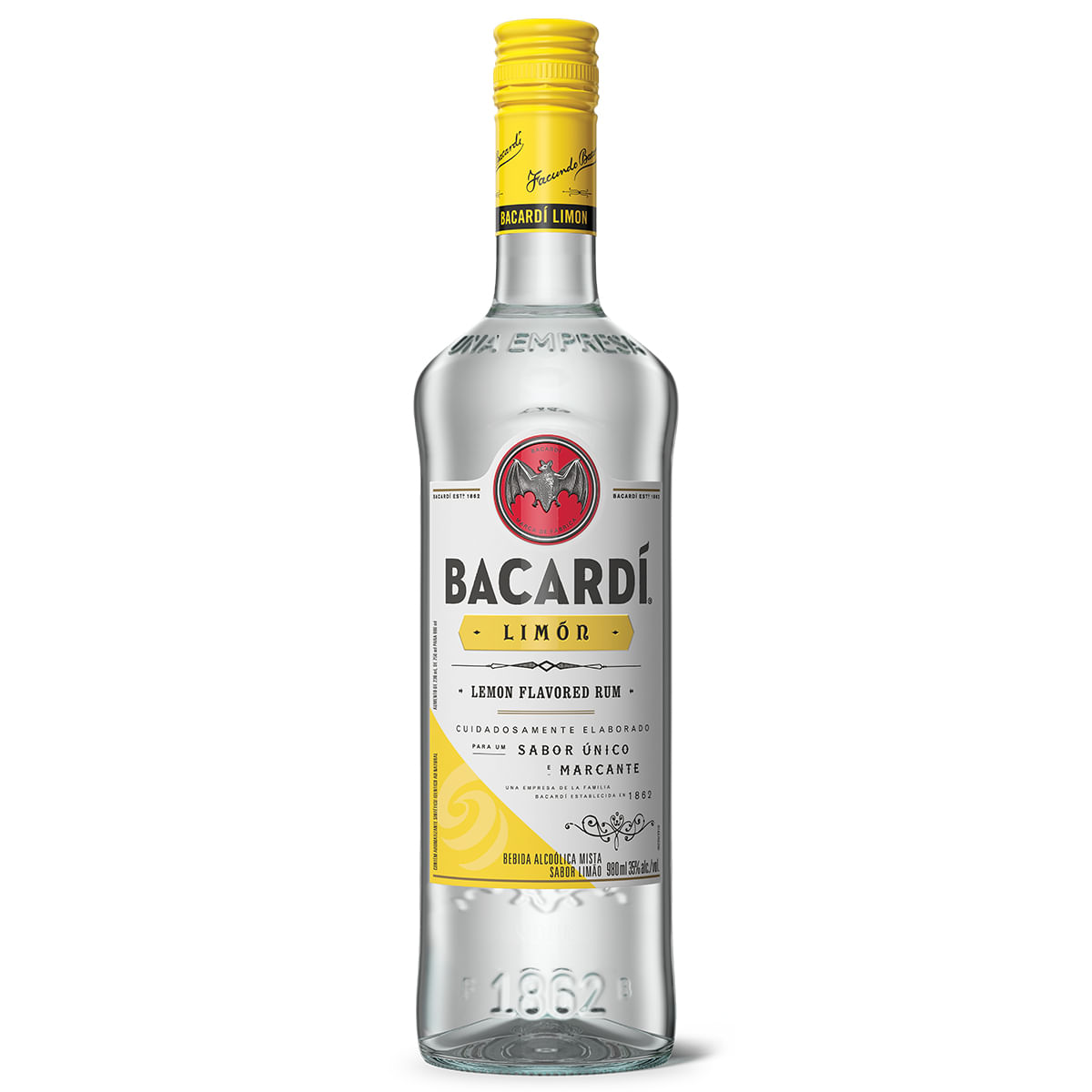 Rum Bacardí Limón 980 ml