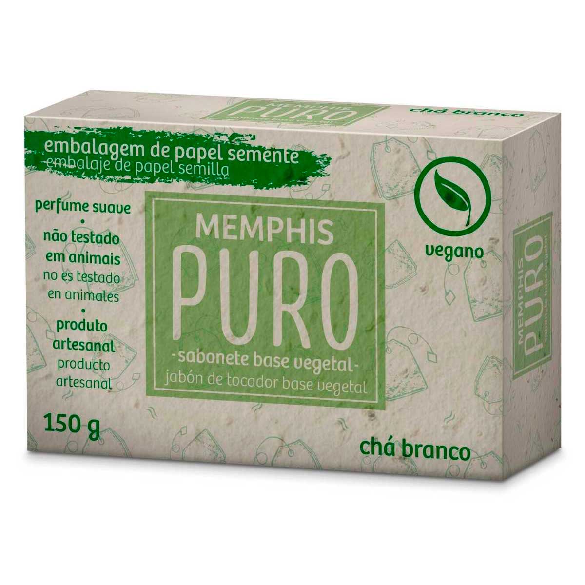 Sabonete Barra Vega Memphis Chá Branco 150 g