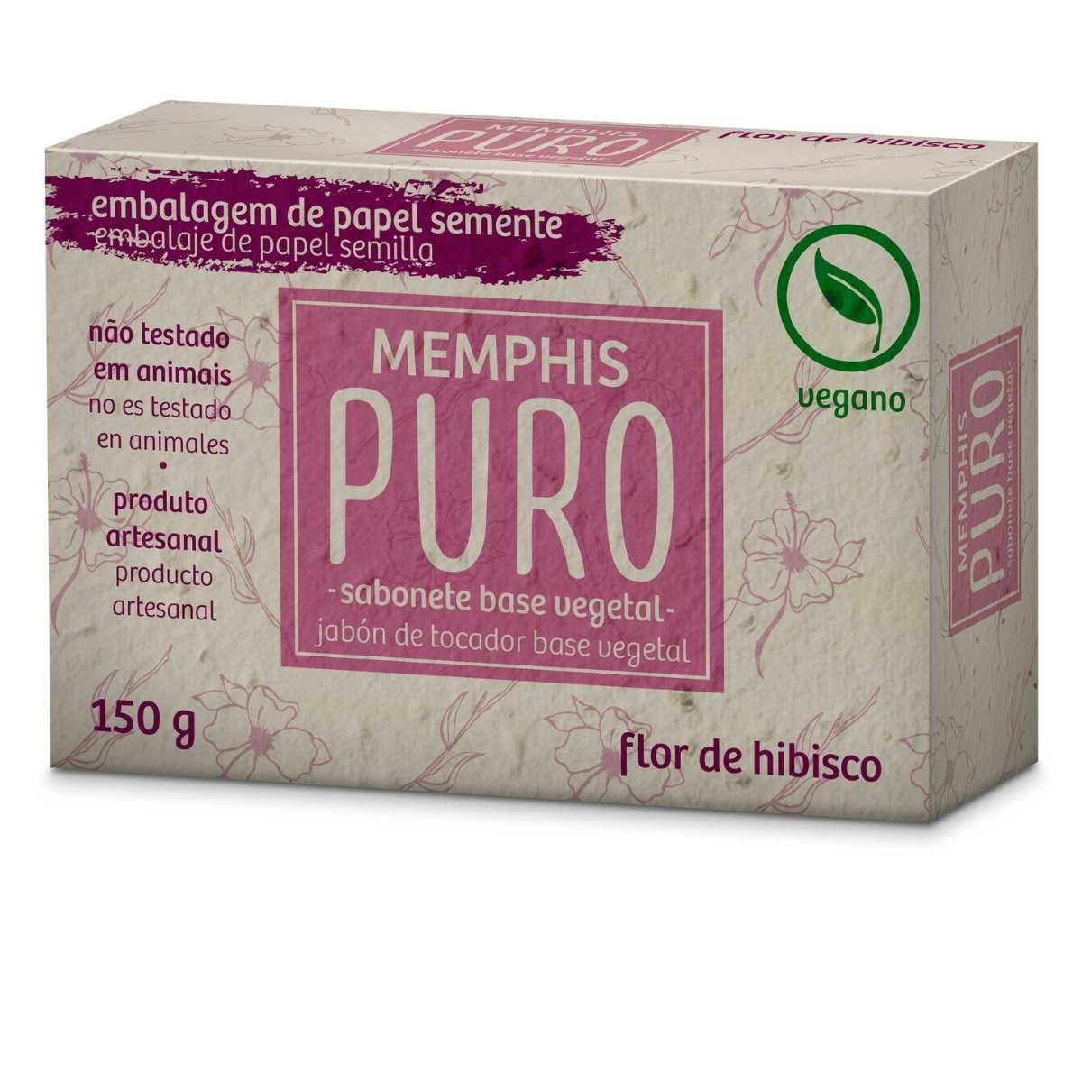 Sabonete Memphis Puro  Hibisco 150 g