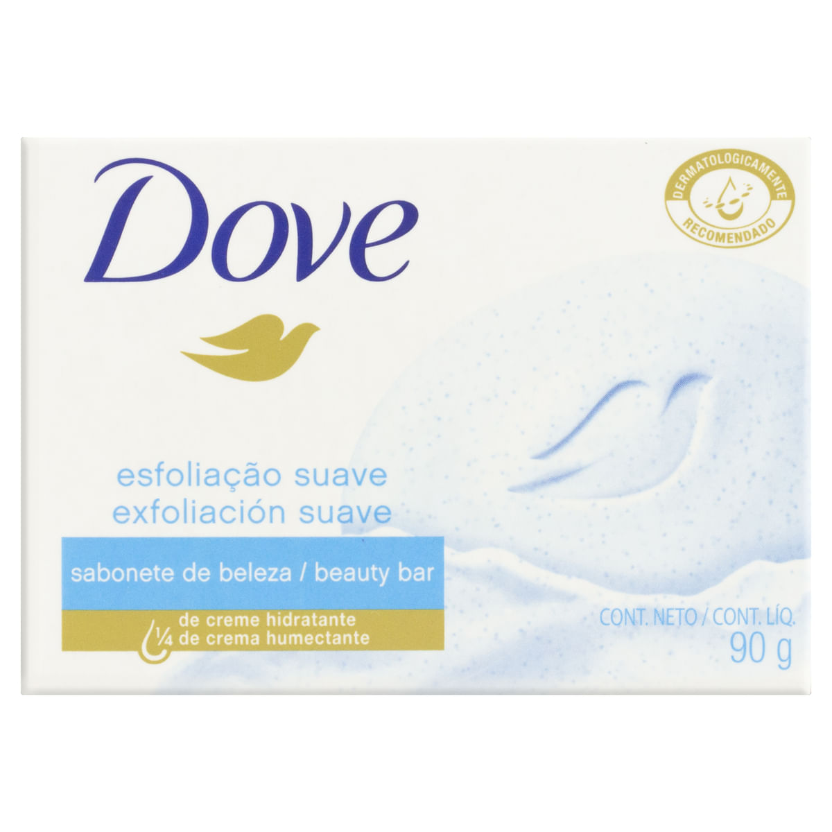 Sabonete Barra Esfoliação Suave Dove Caixa 90 g