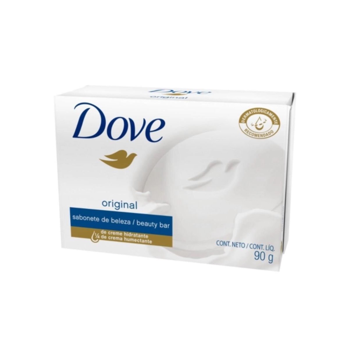 Kit com 2 Unidades Sabonete em Barra Dove Original 90gr