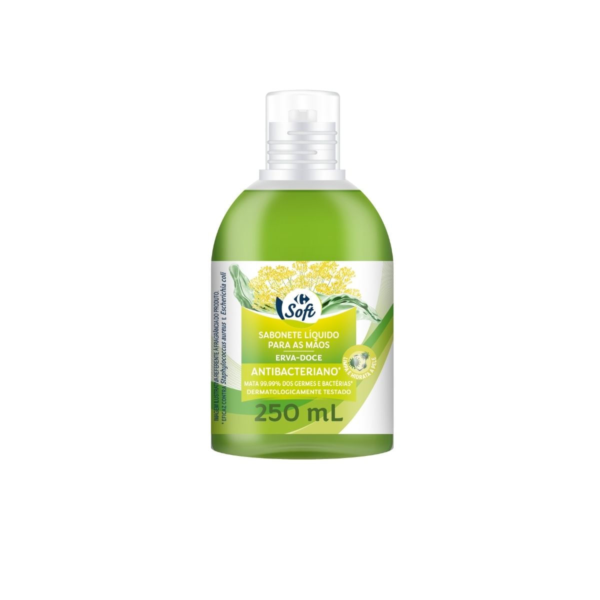 Sabonete Líquido para as Mãos Antibacteriano Carrefour Soft Erva Doce 250 ml