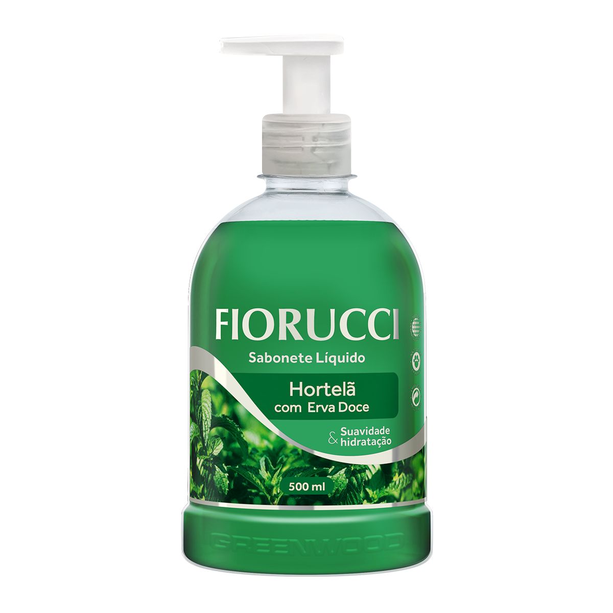 Sabonete Liquido Hortelã com Erva Doce Fiorucci 500 ml