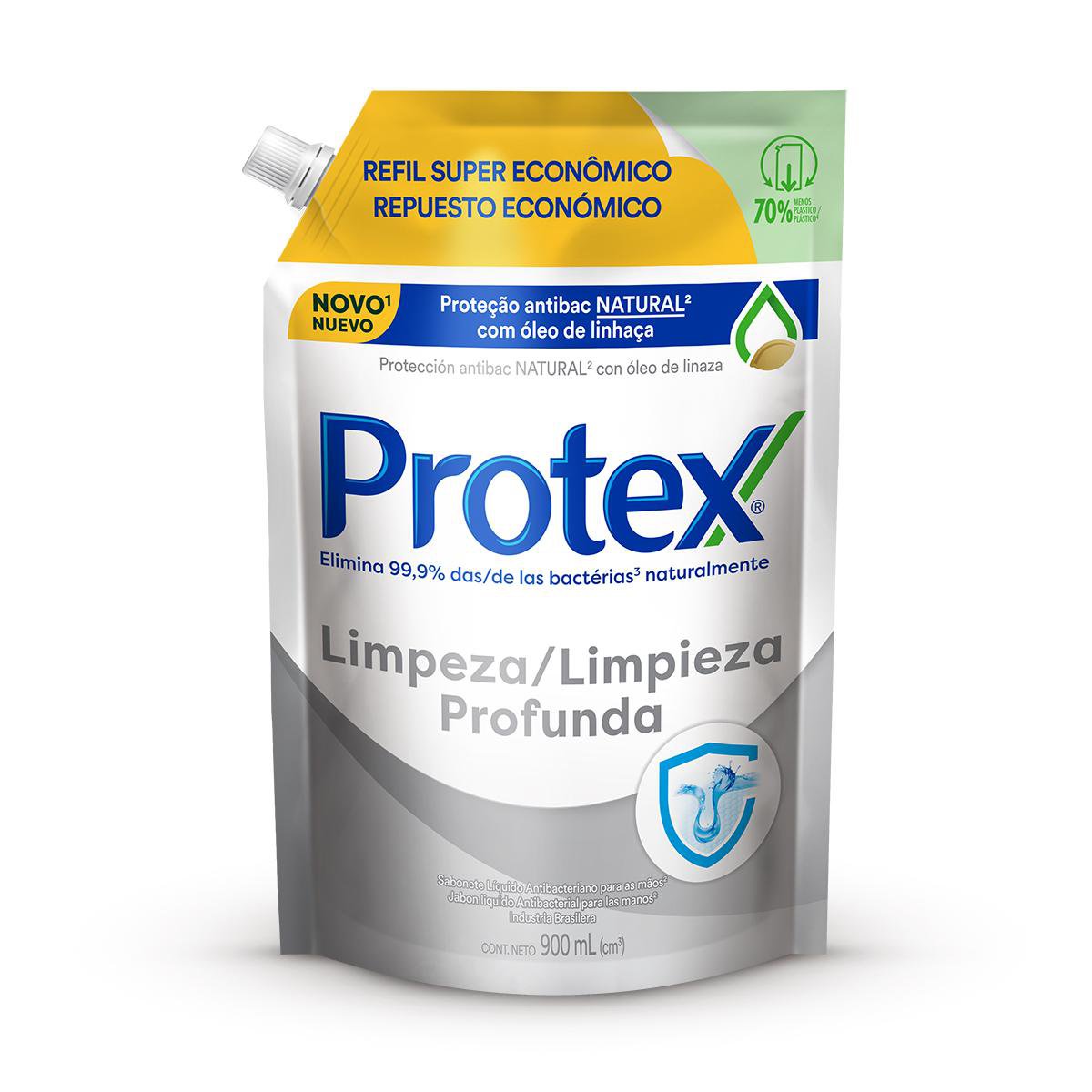 Sabonete Líquido para as Mãos Protex Limpeza Profunda Deep Clean 900 ml