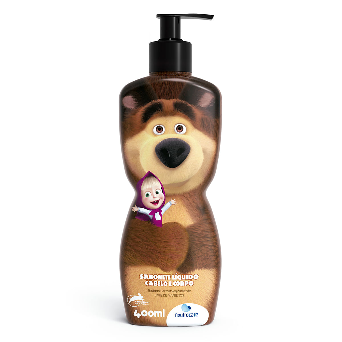 Sabonete Líquido Neutrocare Masha e o Urso 400 ml