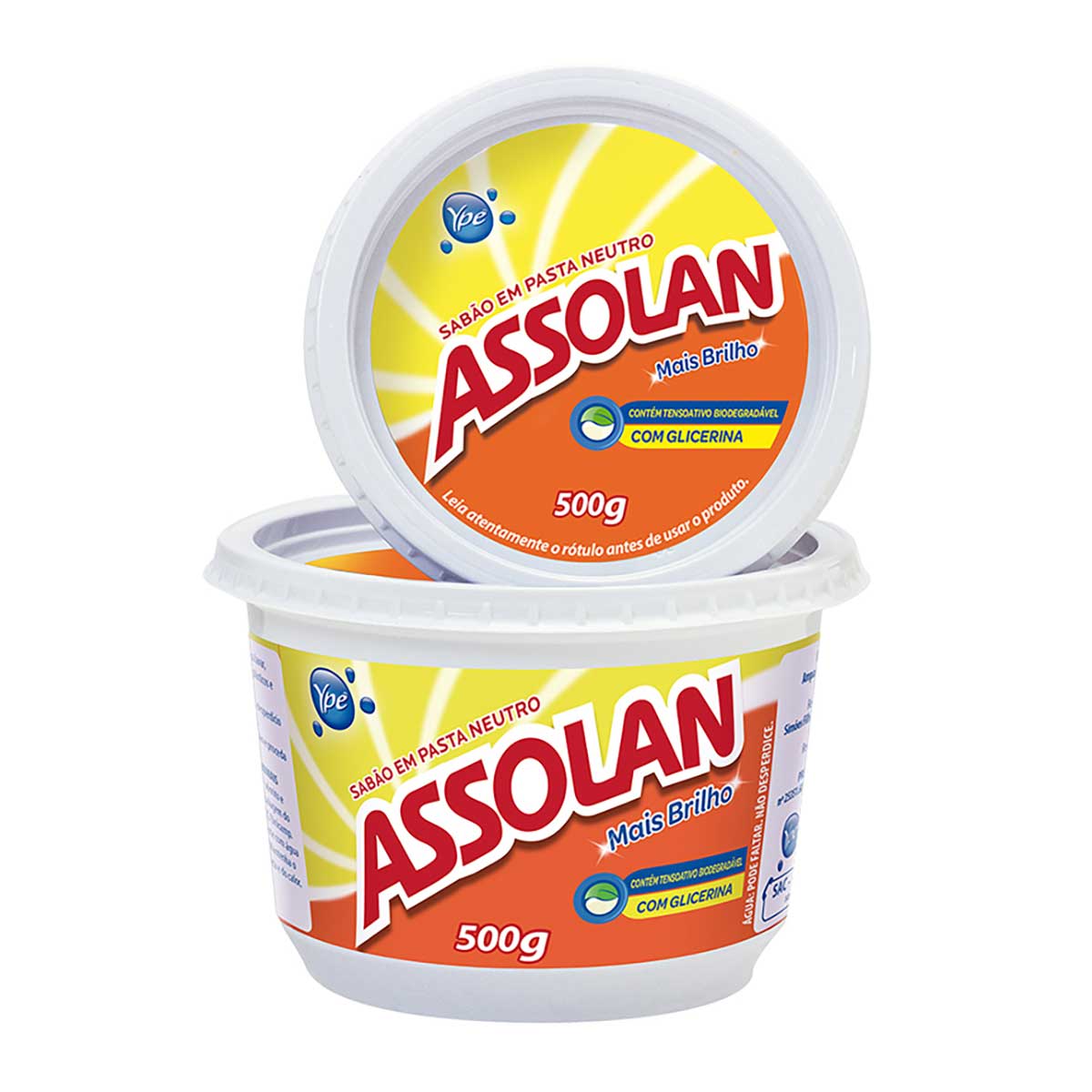 Sabão em Pasta Assolan Neutro 500 g